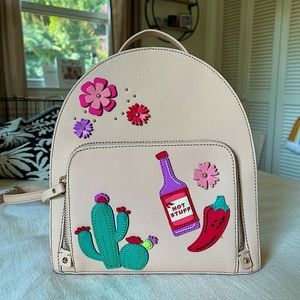 Kate Spade tan Hot Stuff backpack